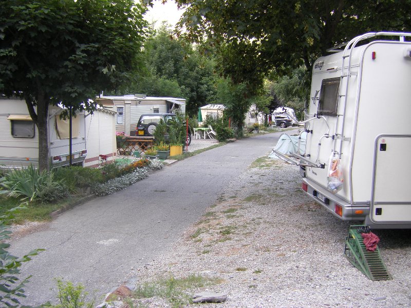 weiterer Blick auf den schnen Campingplatz in Bourg d'Oisans