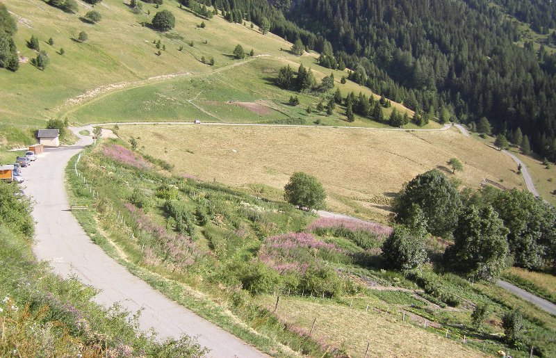 Blick ins Tal vom Col de Solude