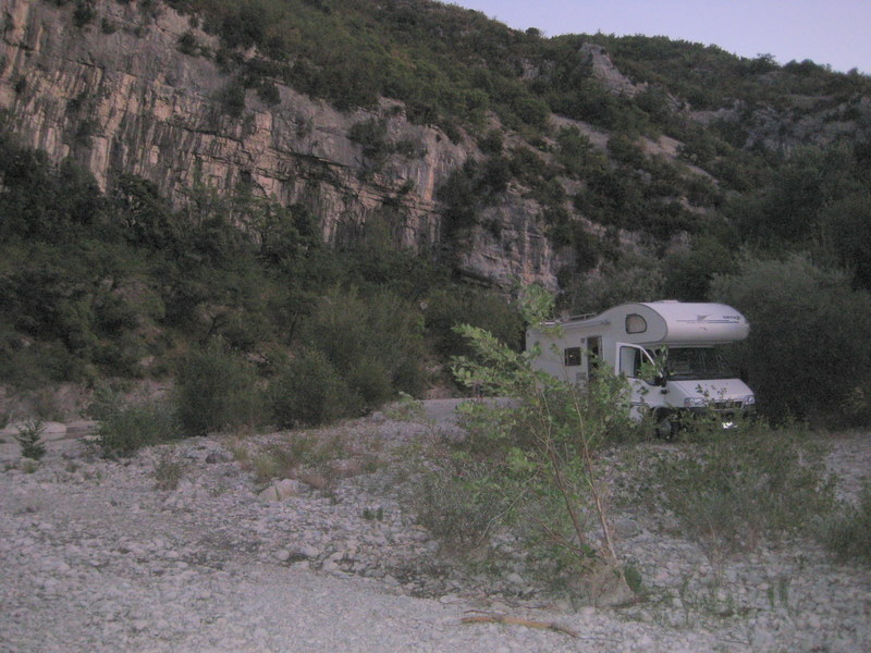 Zwischenstopp auf der Fahrt nach Bourg d'Osians